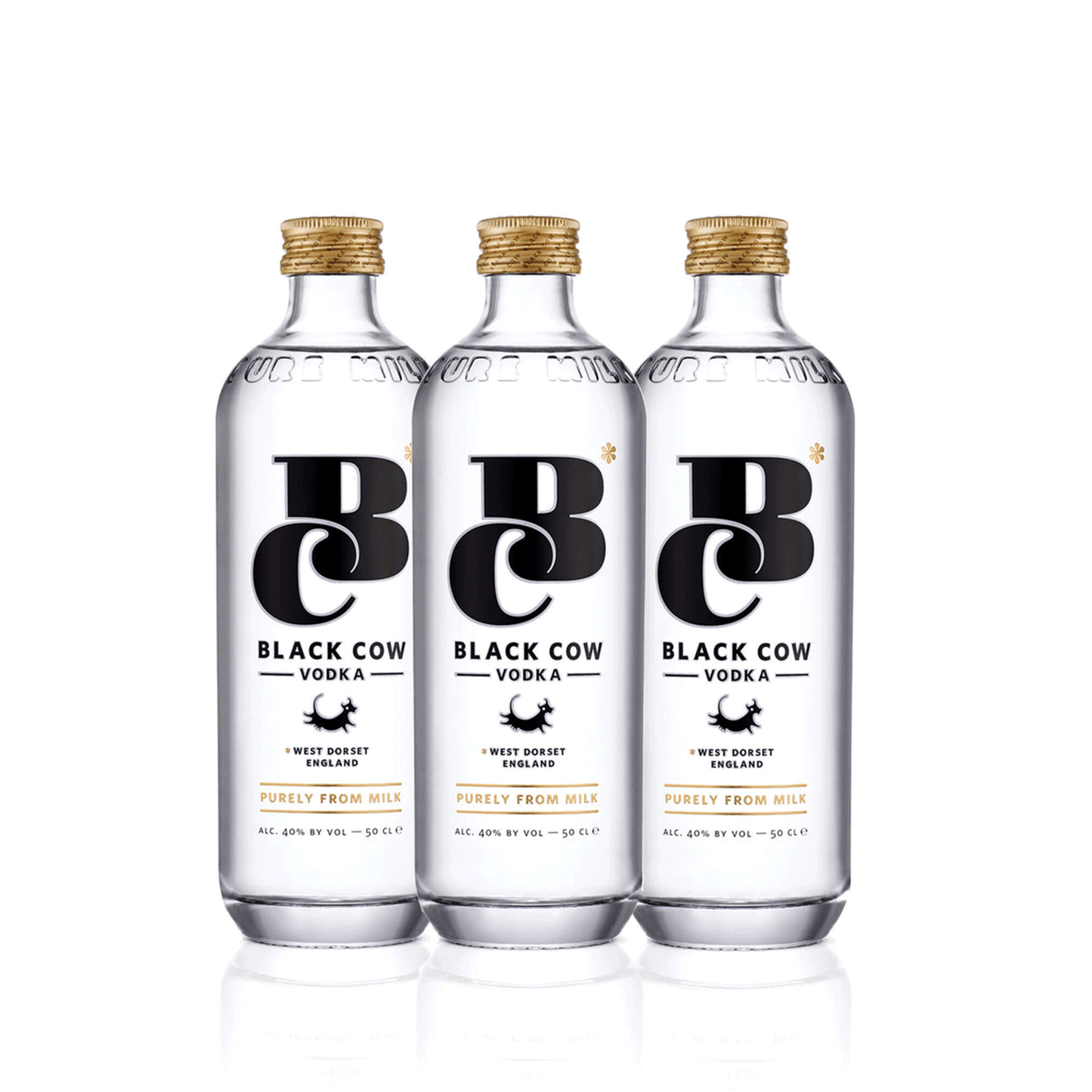 Black Cow vodka trio