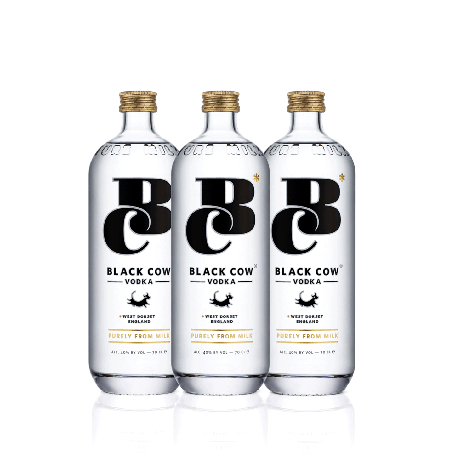 Black Cow vodka trio